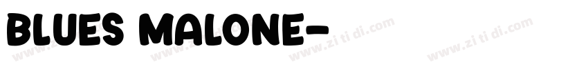 Blues Malone字体转换